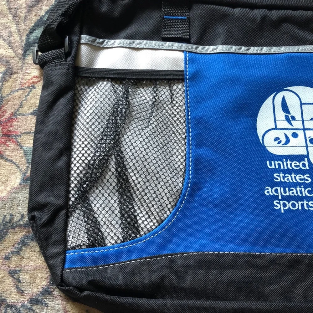 USAS United States Aquatic Sports canvas computer laptop bag